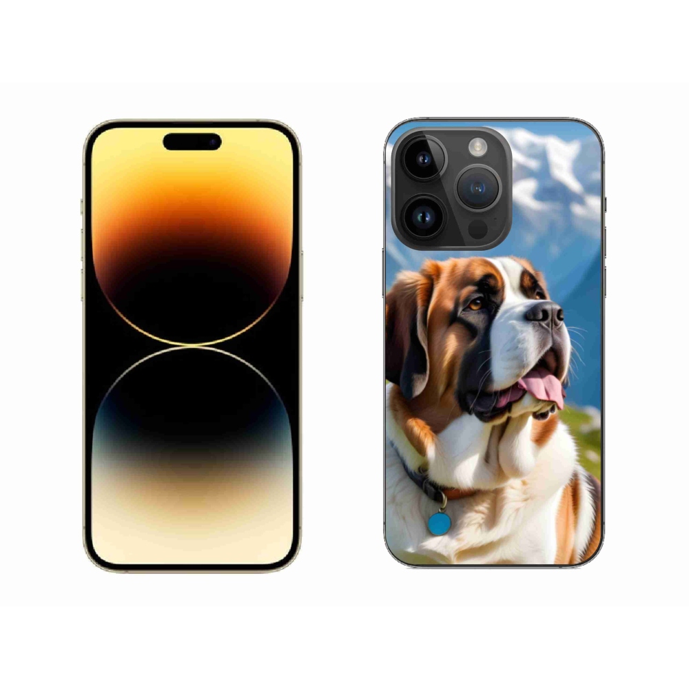 Gelový kryt mmCase na iPhone 14 Pro Max - bernardýn