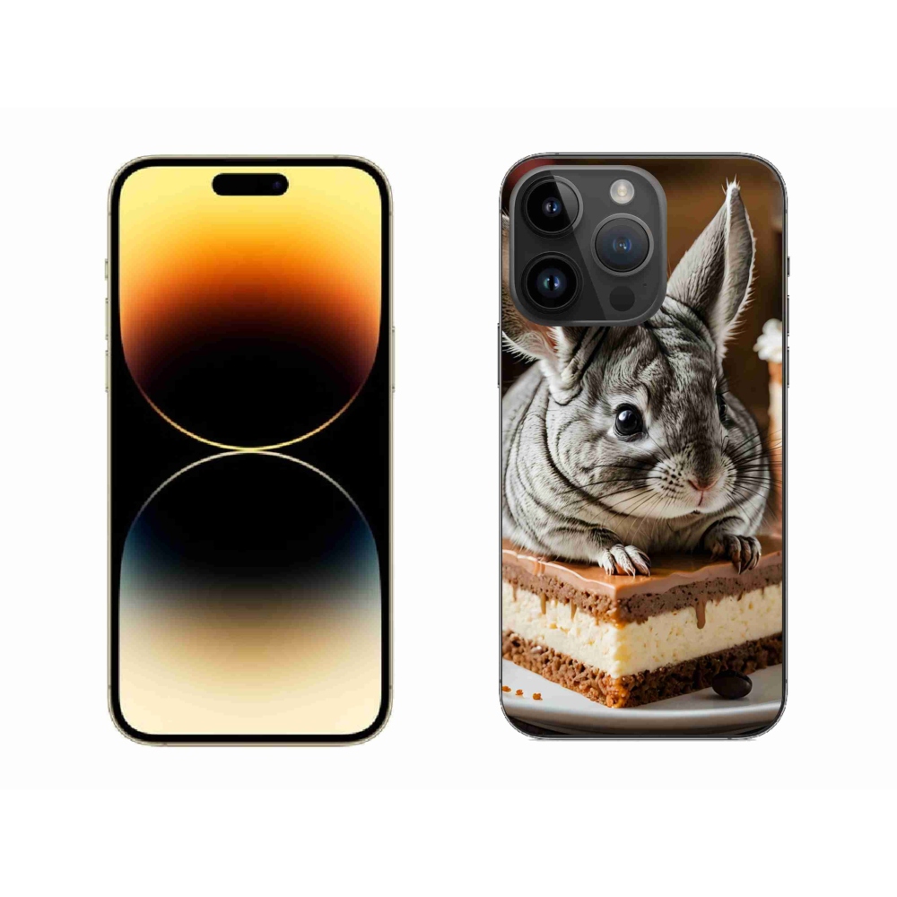 Gelový kryt mmCase na iPhone 14 Pro Max - činčila