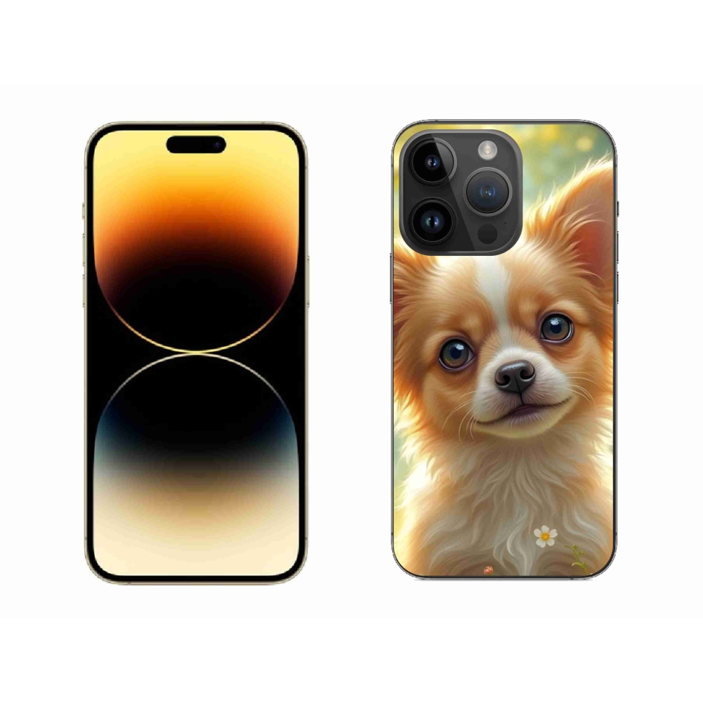 Gelový kryt mmCase na iPhone 14 Pro Max - čivava 5