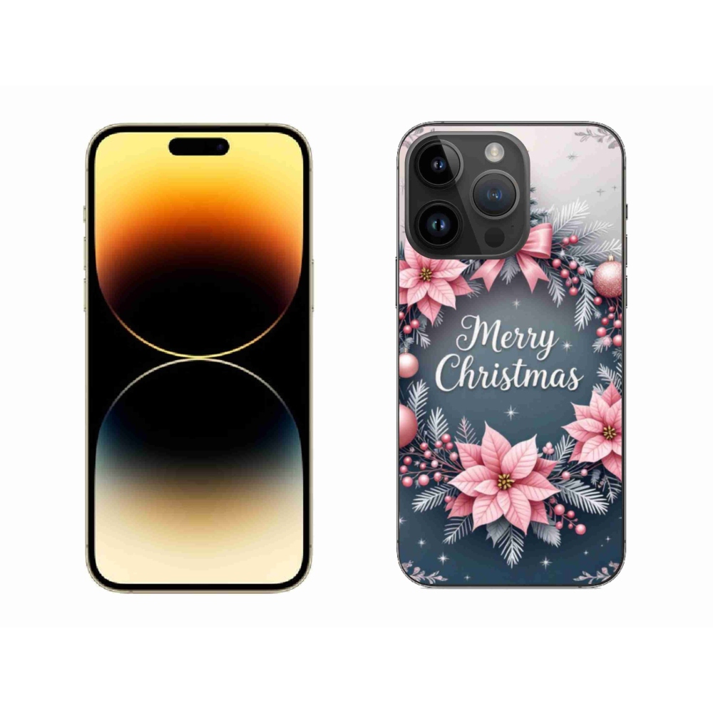 Gelový kryt mmCase na iPhone 14 Pro Max - merry christmas