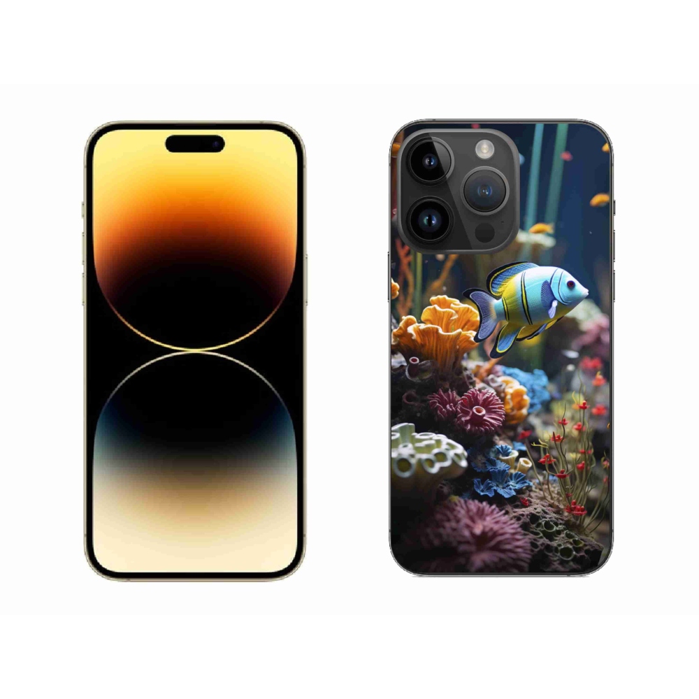 Gelový kryt mmCase na iPhone 14 Pro Max - mořský svět 5