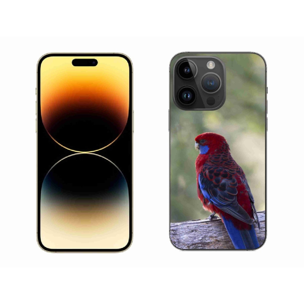 Gelový kryt mmCase na iPhone 14 Pro Max - papoušek rosela