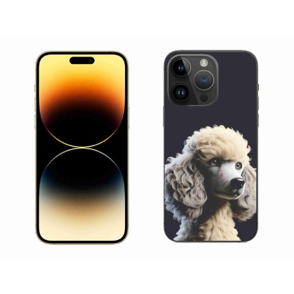 Gelový kryt mmCase na iPhone 14 Pro Max - pudl