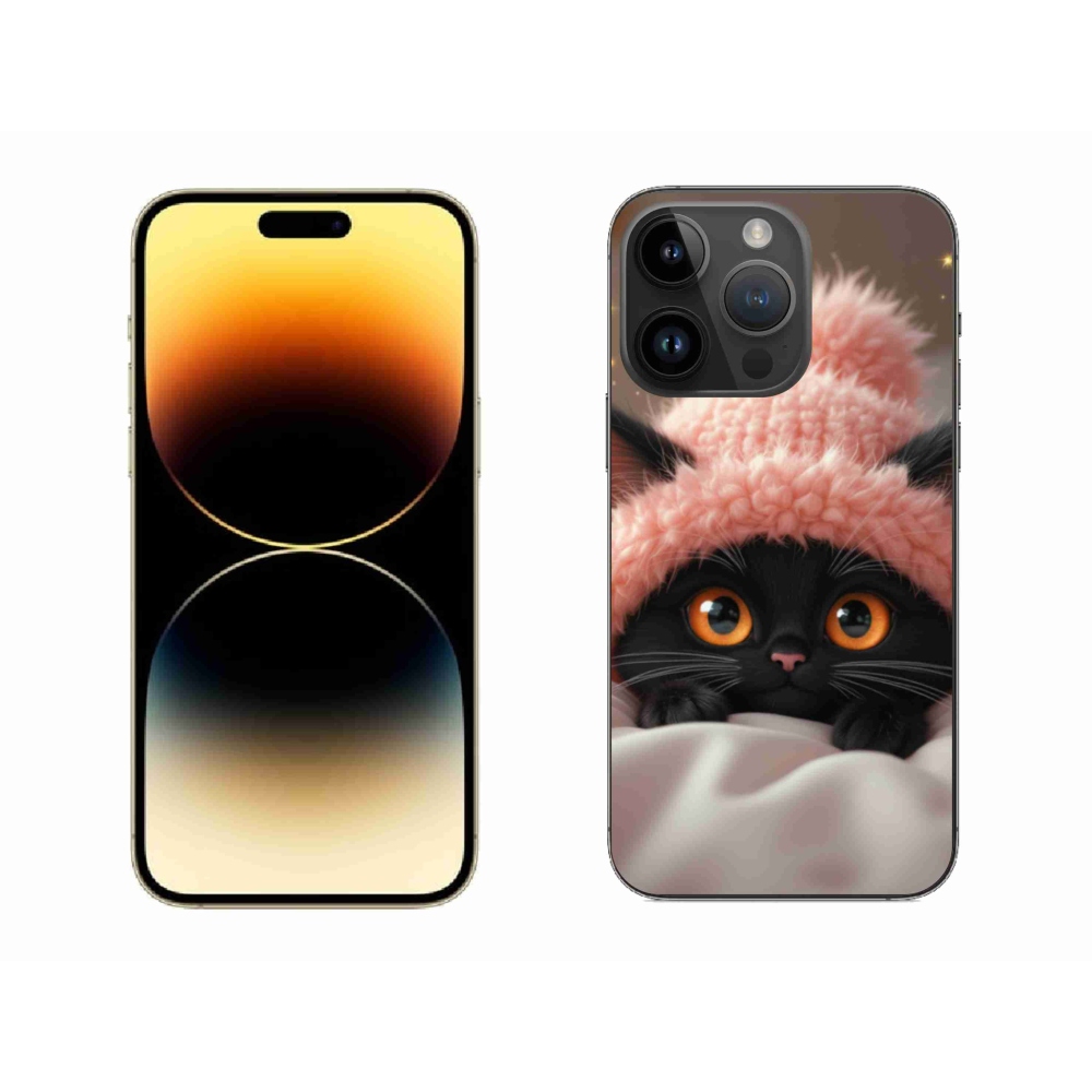 Gelový kryt mmCase na iPhone 14 Pro Max - roztomilé kotě 7