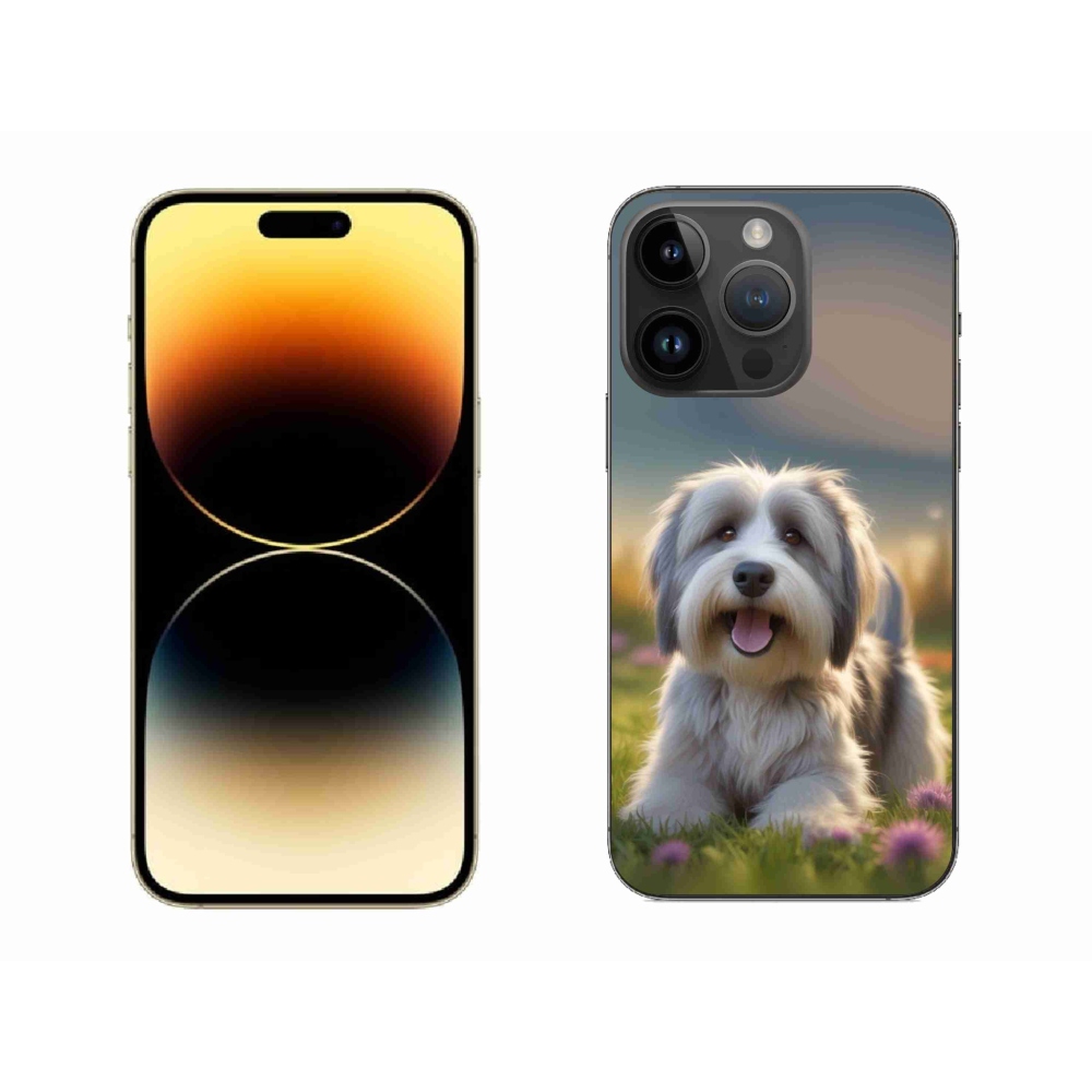 Gelový kryt mmCase na iPhone 14 Pro Max - roztomilý havanský psík