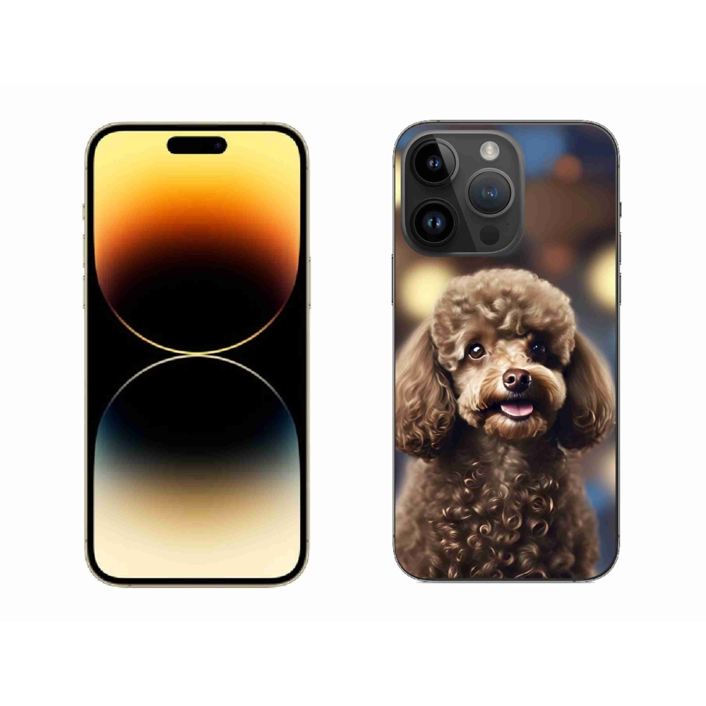 Gelový kryt mmCase na iPhone 14 Pro Max - roztomilý pudl