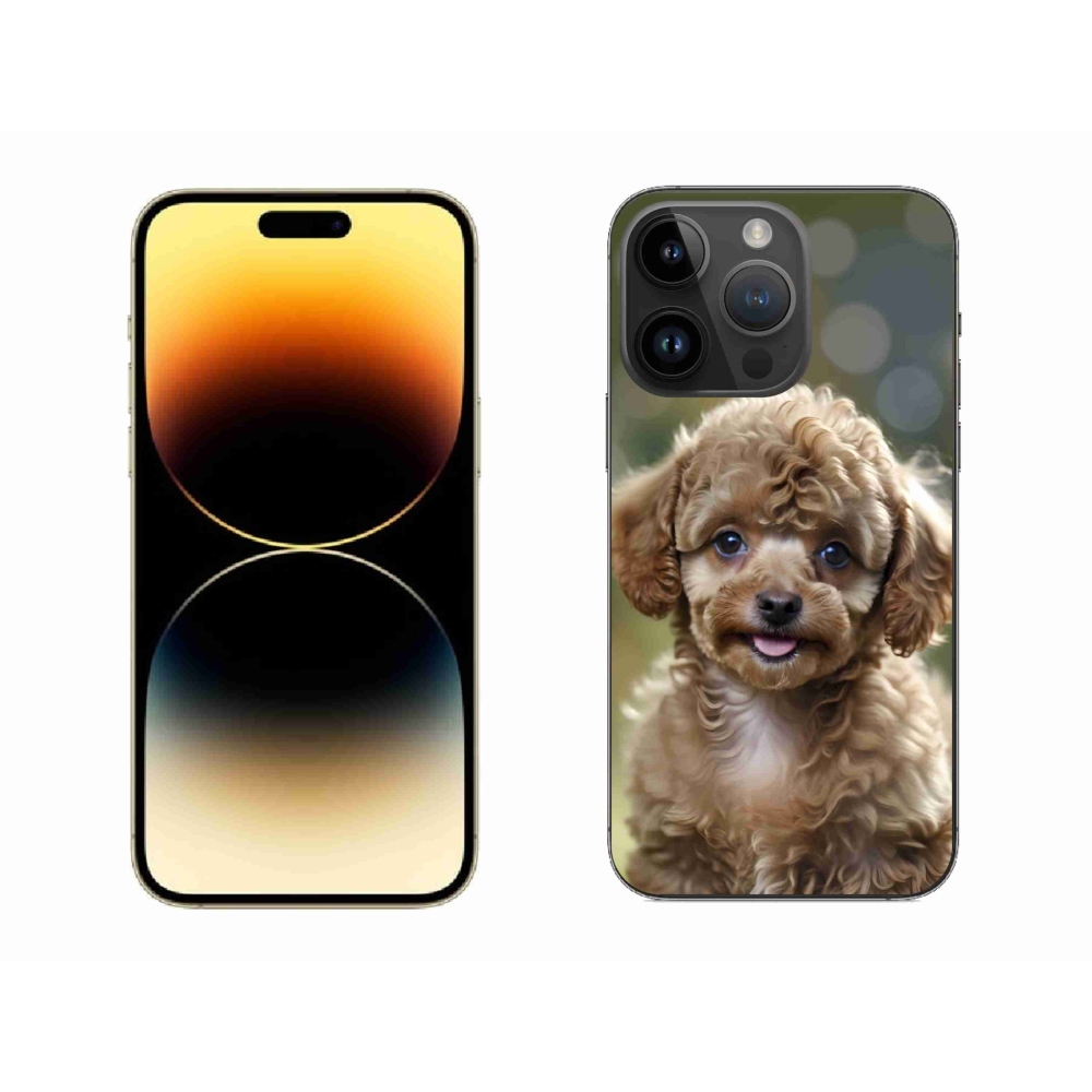 Gelový kryt mmCase na iPhone 14 Pro Max - roztomilý pudl