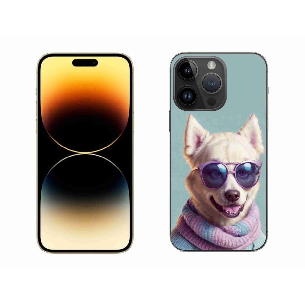 Gelový kryt mmCase na iPhone 14 Pro Max - stylový německý špic