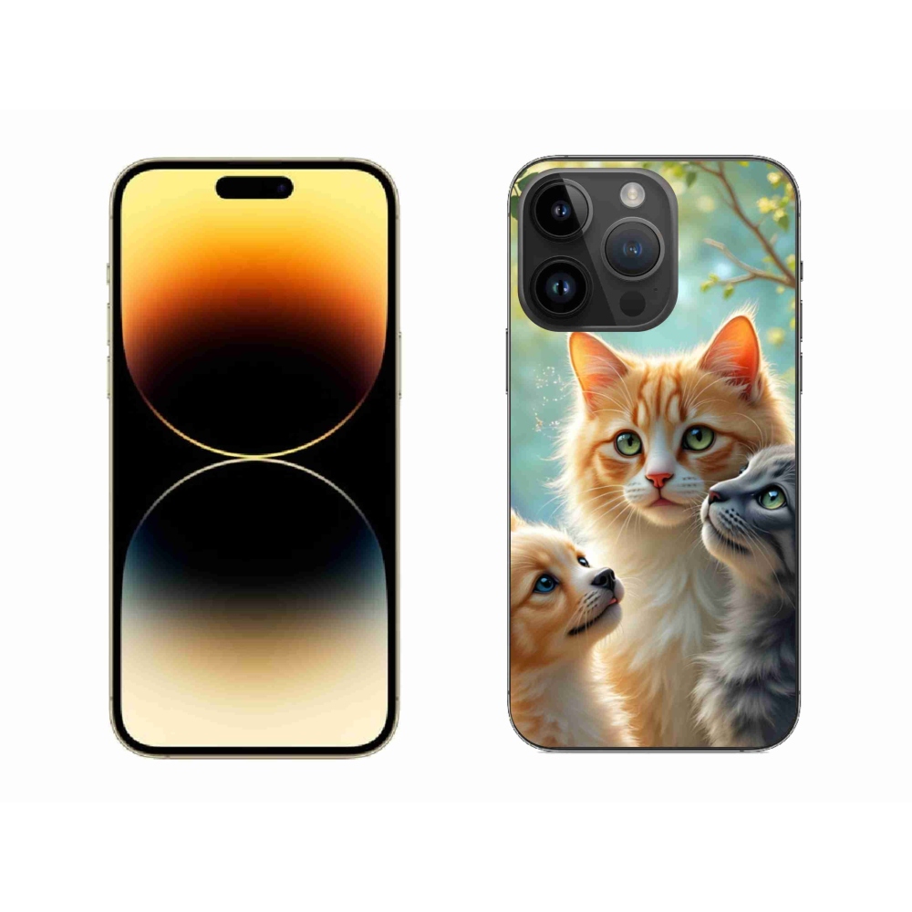 Gelový kryt mmCase na iPhone 14 Pro Max - zvířecí přátelství 2