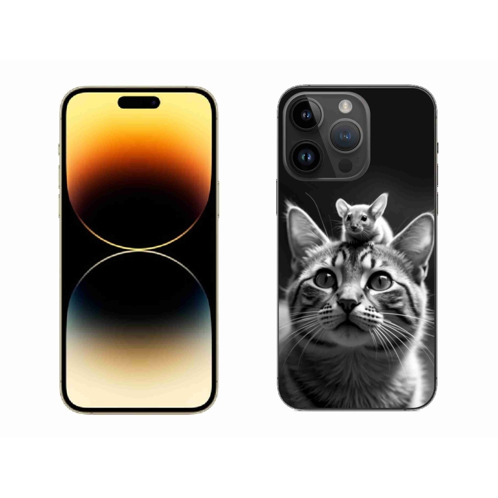 Gelový kryt mmCase na iPhone 14 Pro Max - zvířecí přátelství 2