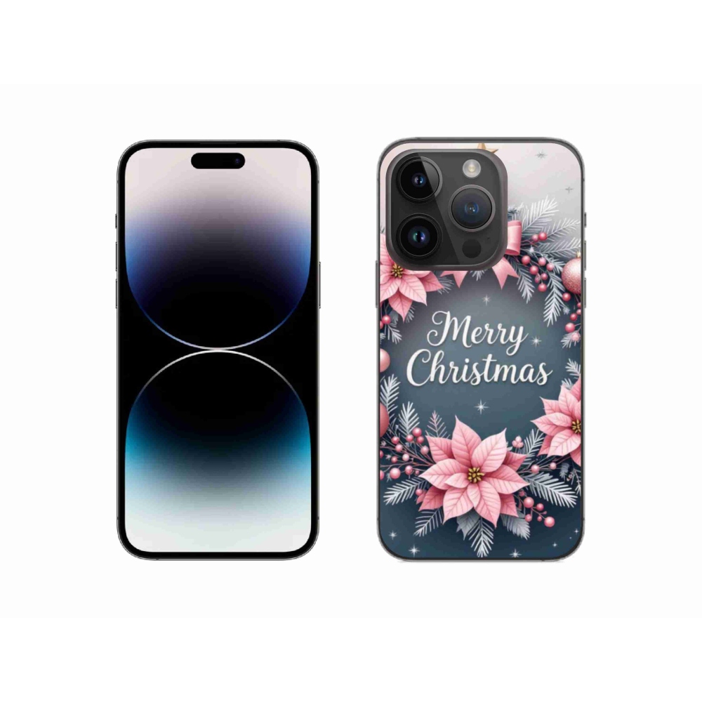 Gelový kryt mmCase na iPhone 14 Pro - merry christmas