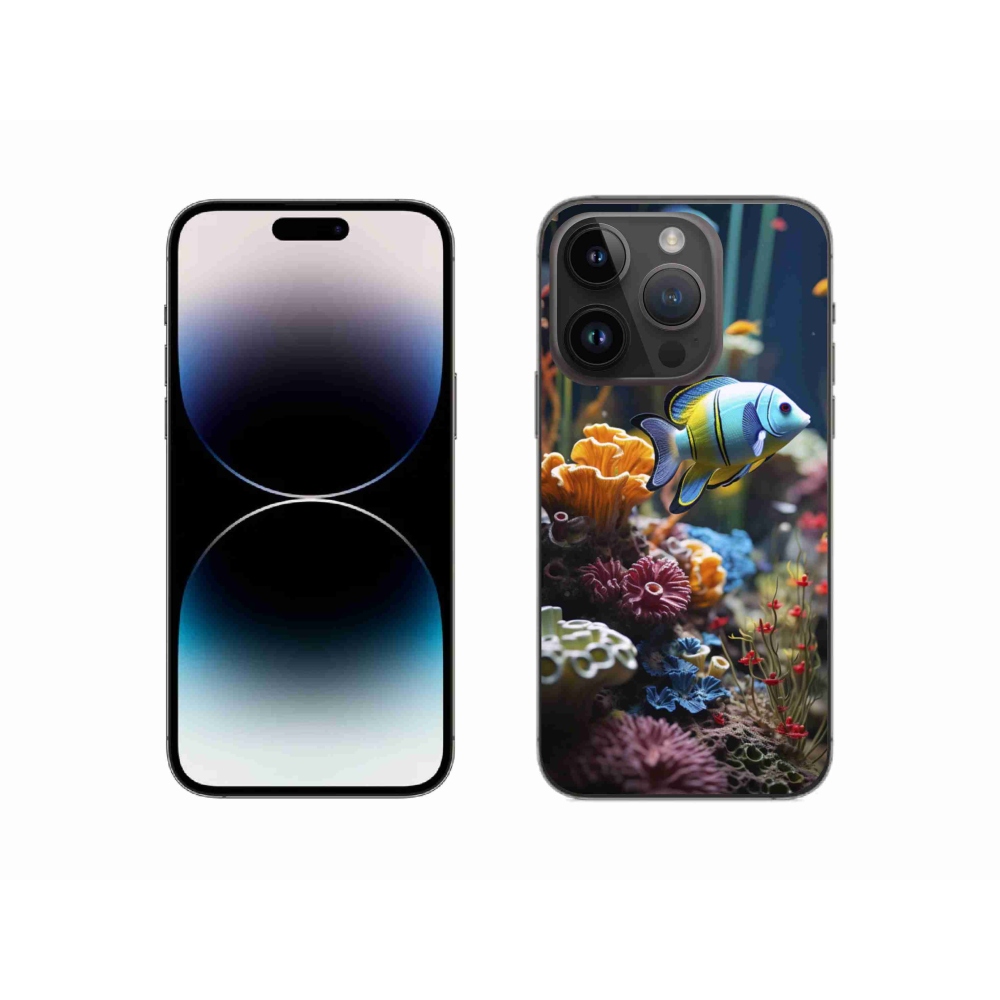 Gelový kryt mmCase na iPhone 14 Pro - mořský svět 5