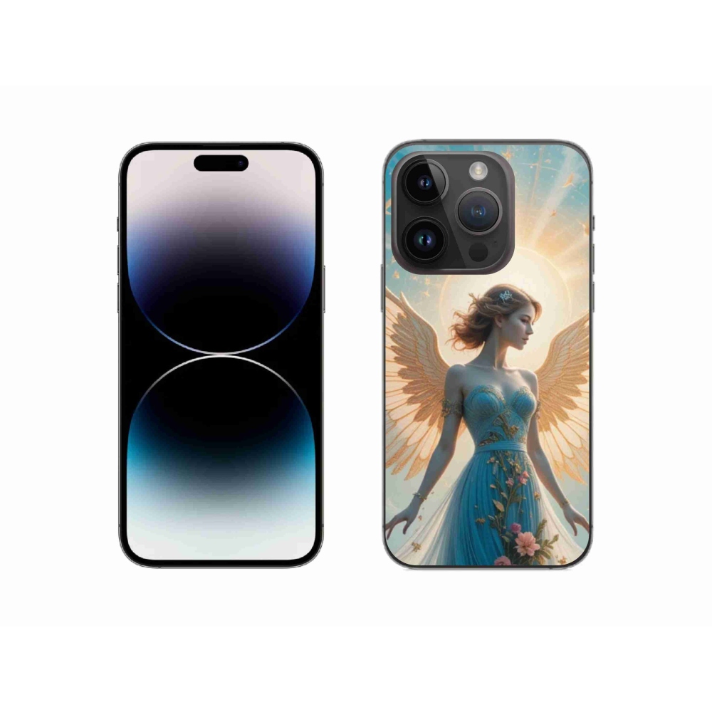 Gelový kryt mmCase na iPhone 14 Pro - náboženský motiv 4