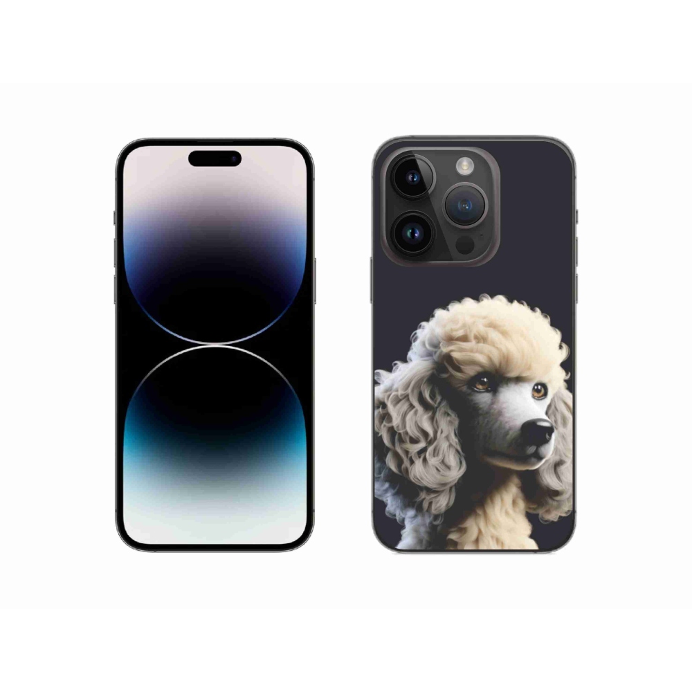 Gelový kryt mmCase na iPhone 14 Pro - pudl