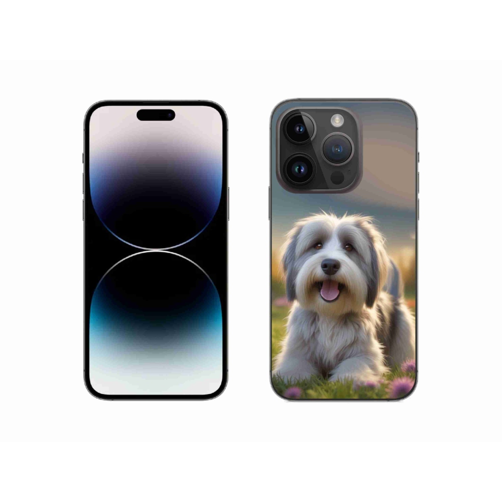 Gelový kryt mmCase na iPhone 14 Pro - roztomilý havanský psík