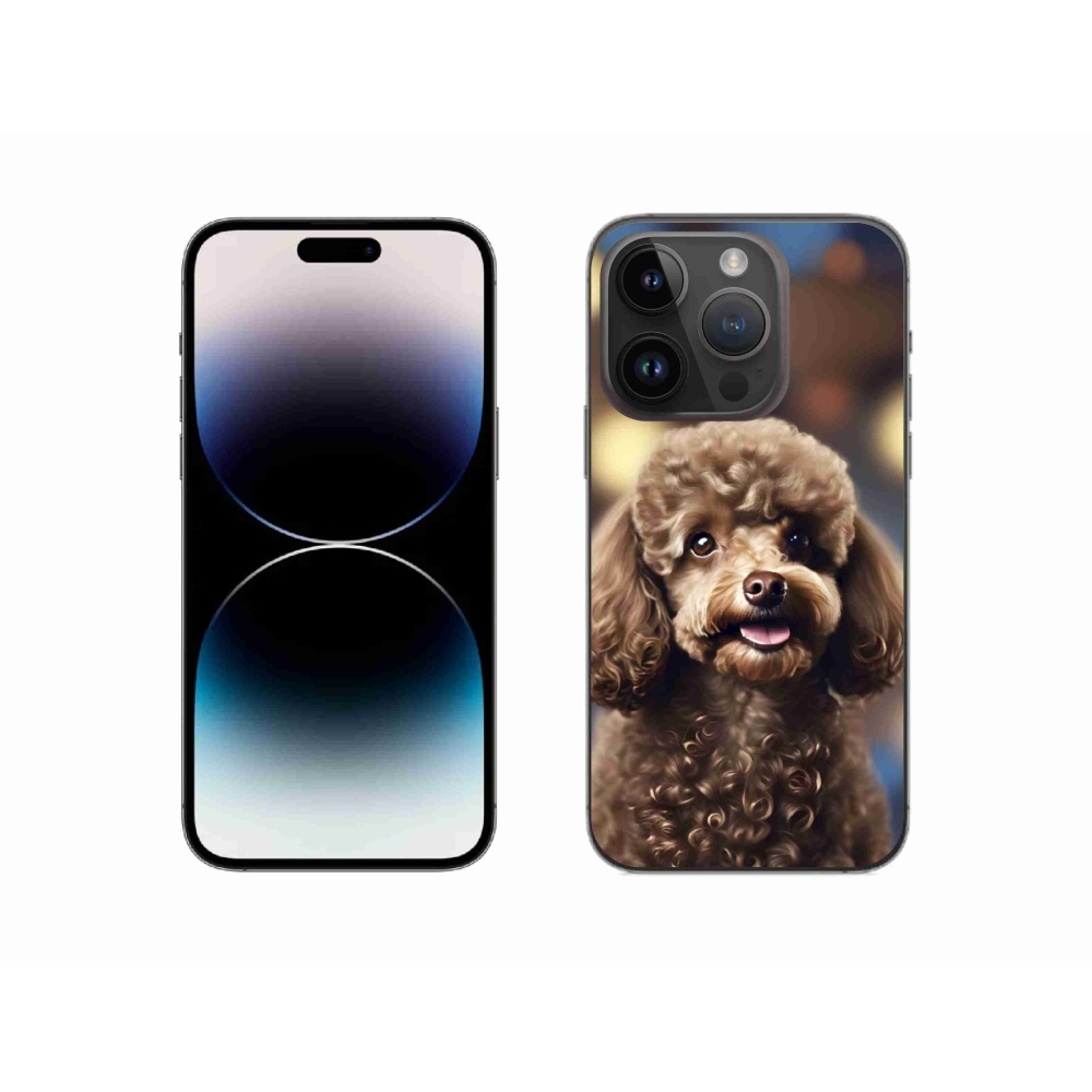 Gelový kryt mmCase na iPhone 14 Pro - roztomilý pudl