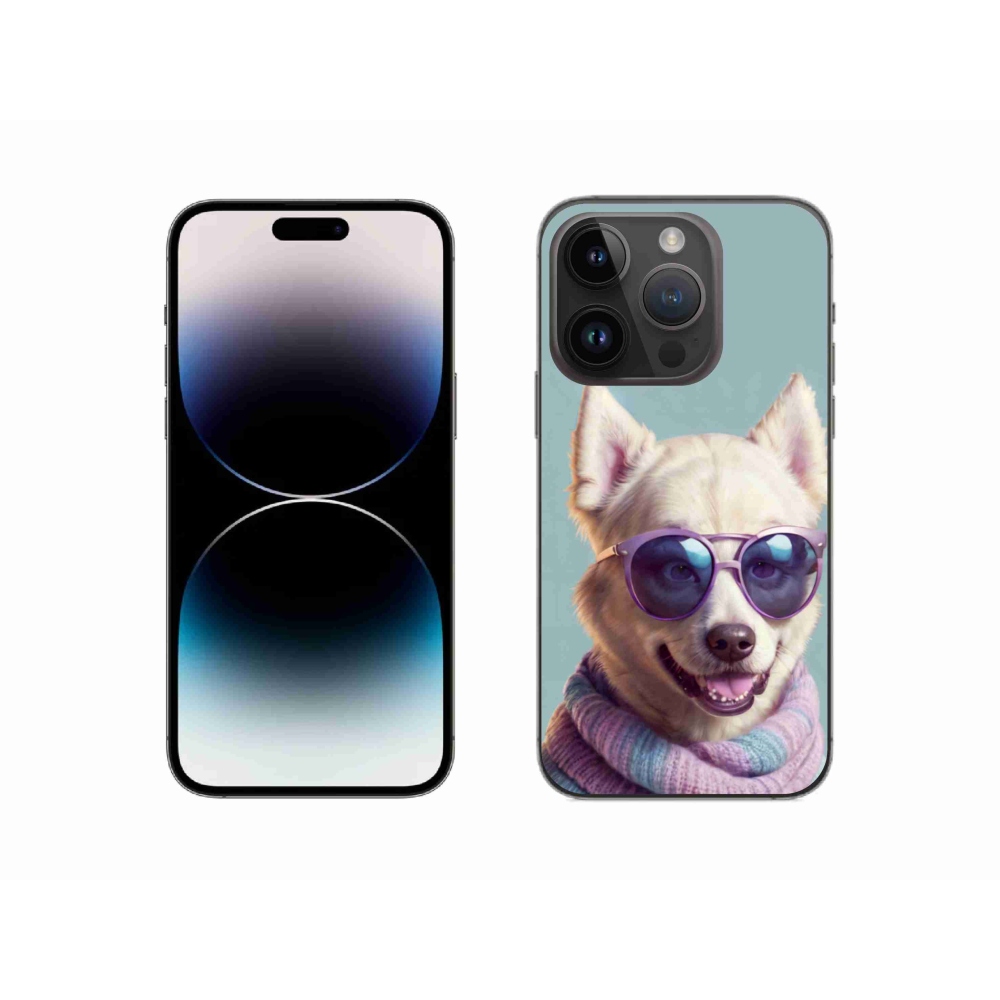Gelový kryt mmCase na iPhone 14 Pro - stylový německý špic