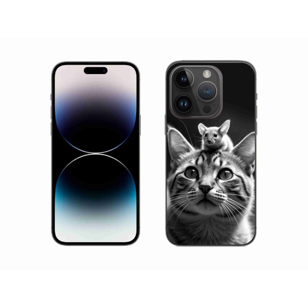 Gelový kryt mmCase na iPhone 14 Pro - zvířecí přátelství 2