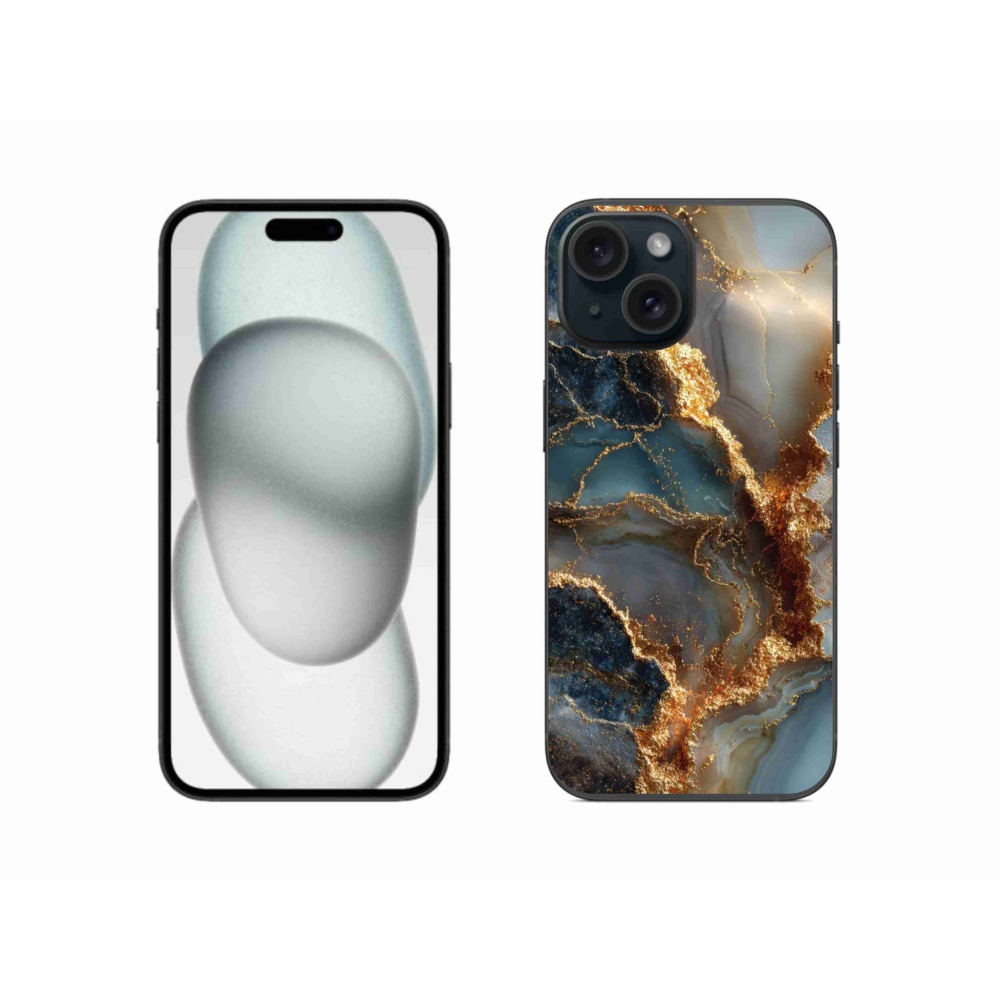 Gelový kryt mmCase na iPhone 15 - abstraktní motiv 33