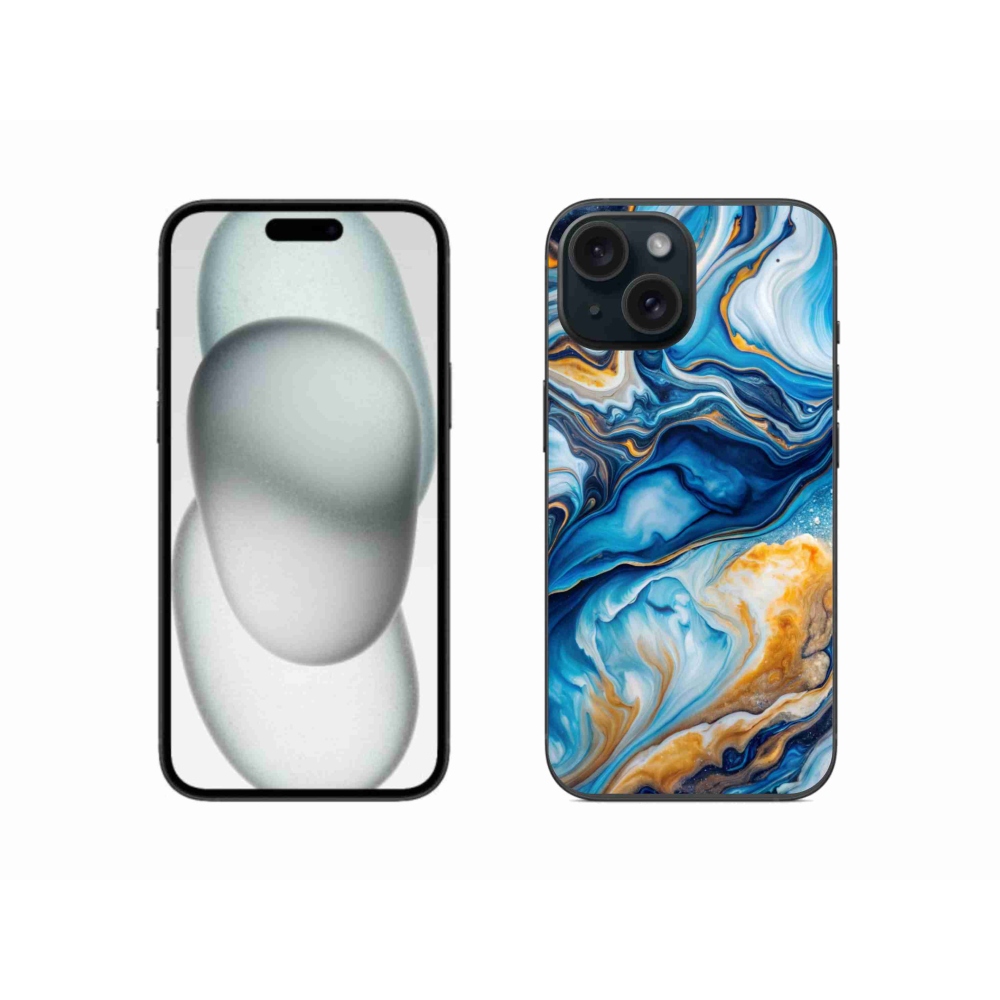 Gelový kryt mmCase na iPhone 15 - abstraktní motiv 34