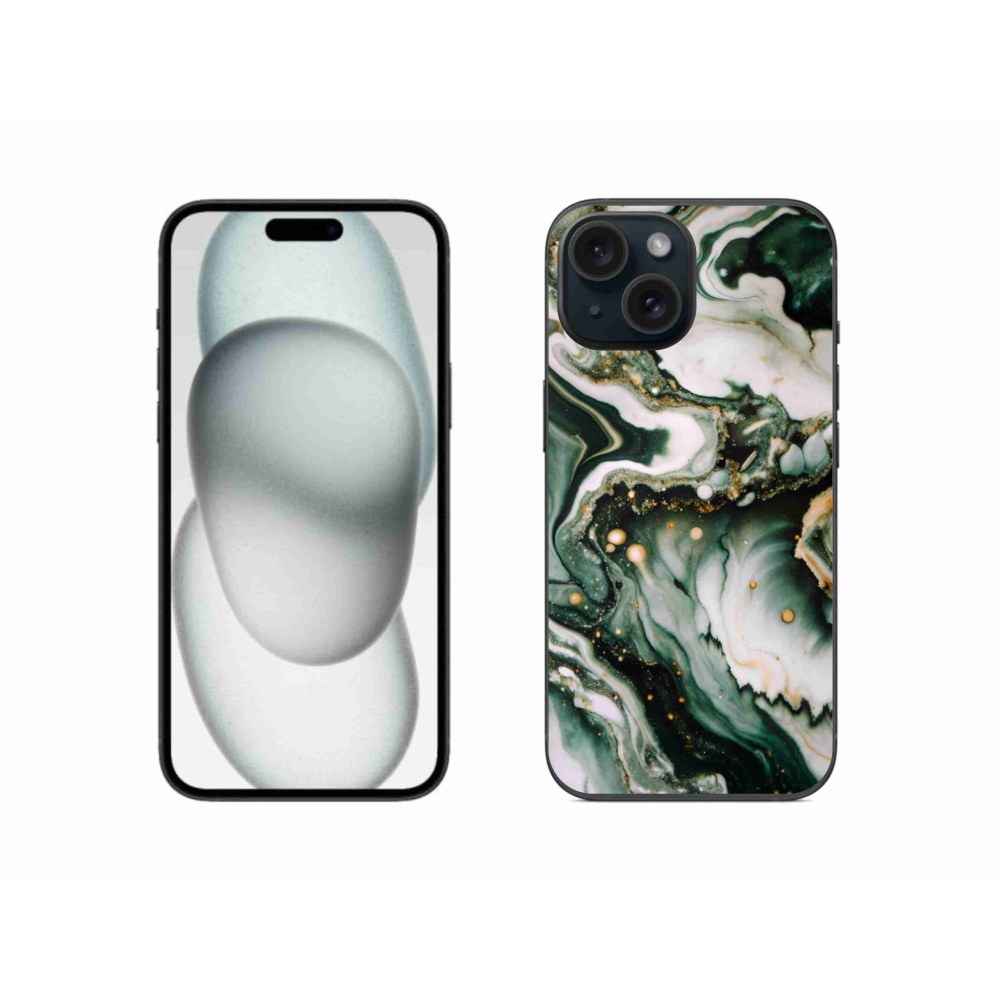 Gelový kryt mmCase na iPhone 15 - abstraktní motiv 38