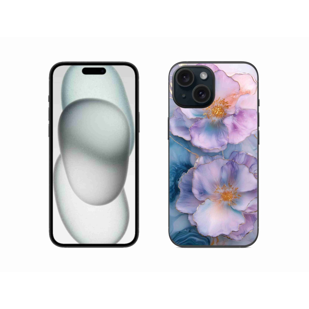 Gelový kryt mmCase na iPhone 15 - abstraktní motiv 51