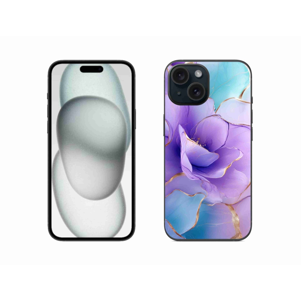 Gelový kryt mmCase na iPhone 15 - abstraktní motiv 52