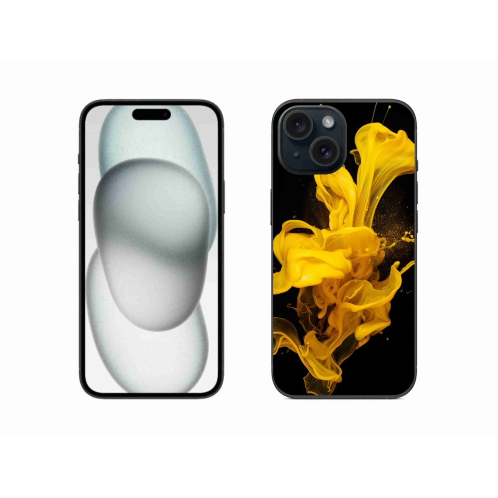 Gelový kryt mmCase na iPhone 15 - abstraktní motiv 56