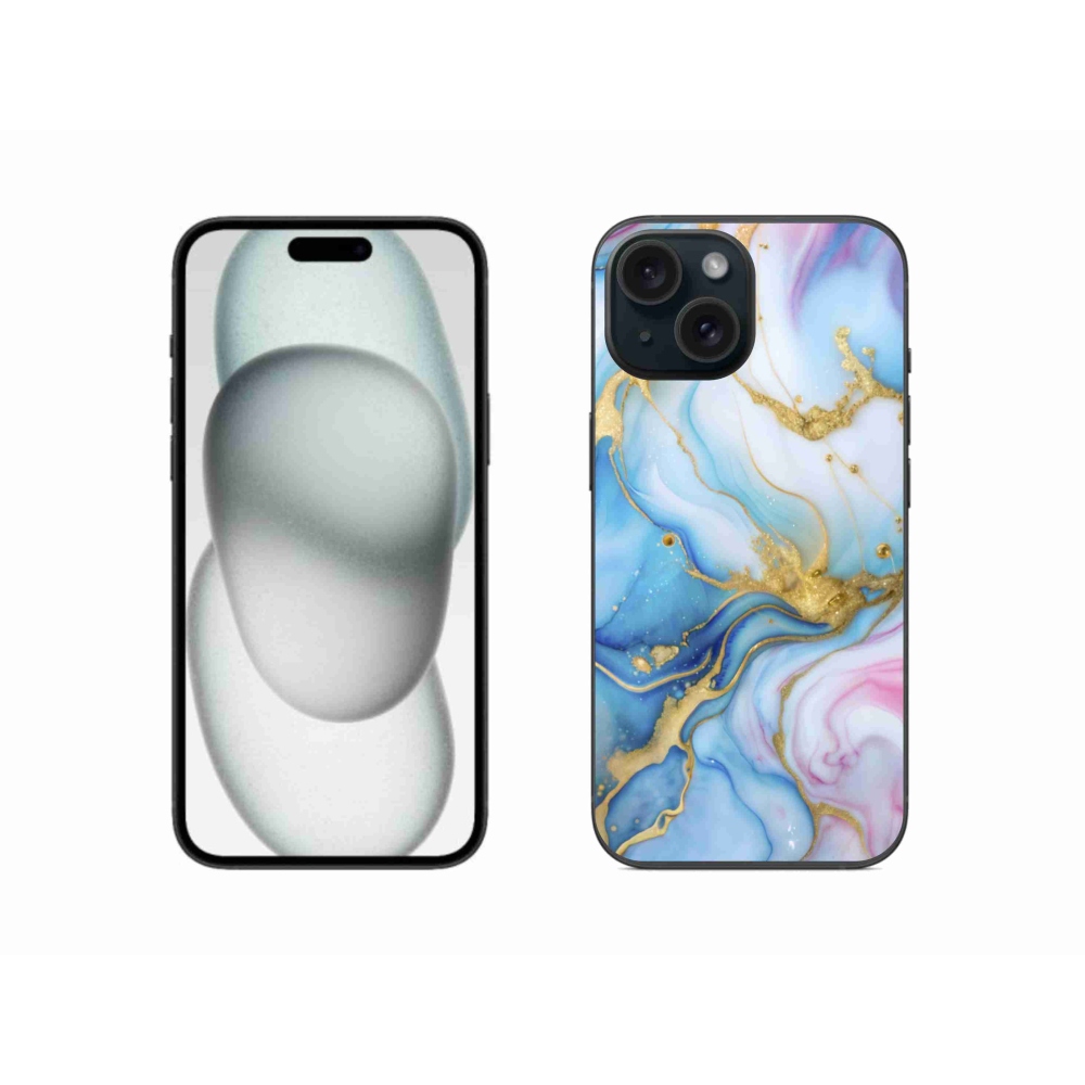 Gelový kryt mmCase na iPhone 15 - abstraktní motiv 61