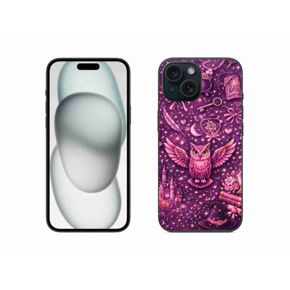 Gelový kryt mmCase na iPhone 15 - magický svět