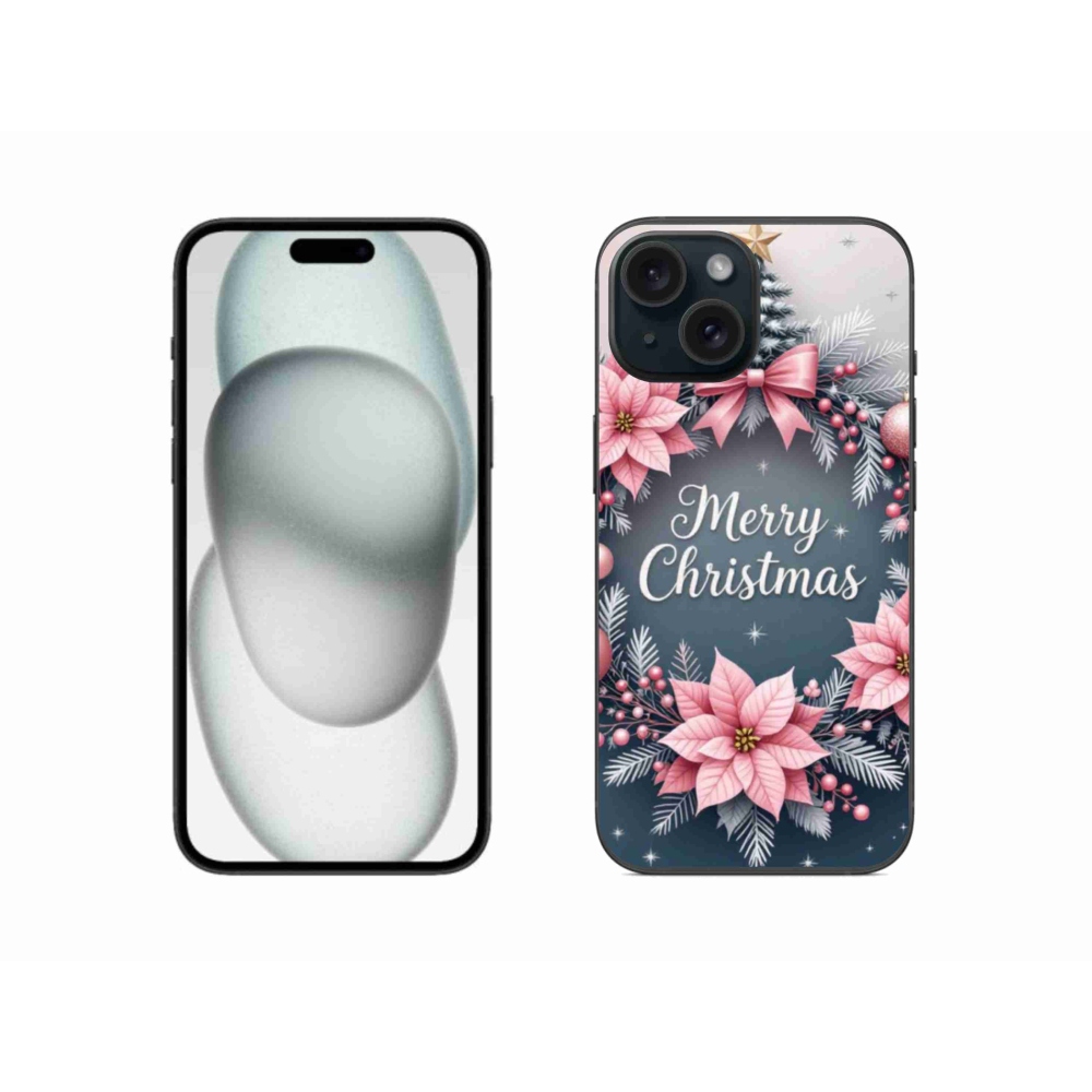 Gelový kryt mmCase na iPhone 15 - merry christmas