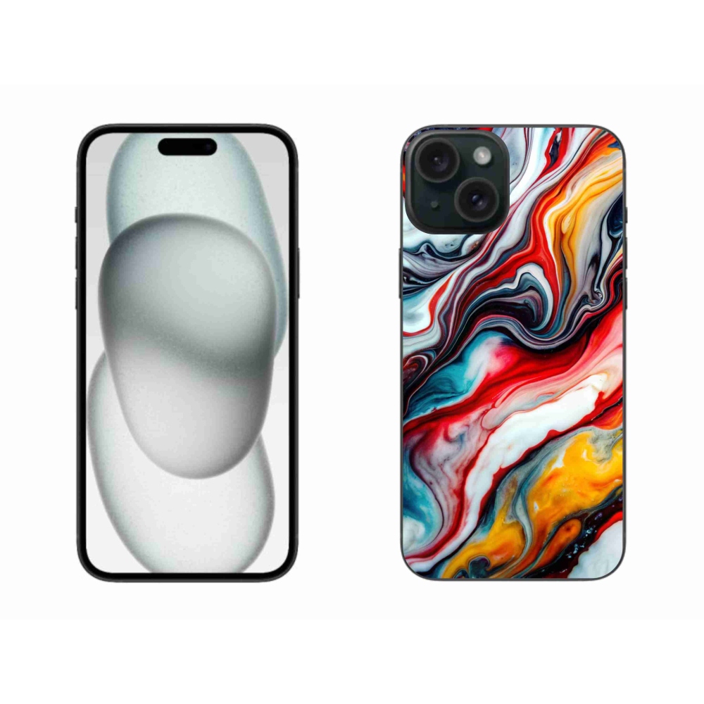Gelový kryt mmCase na iPhone 15 Plus - abstraktní motiv 35