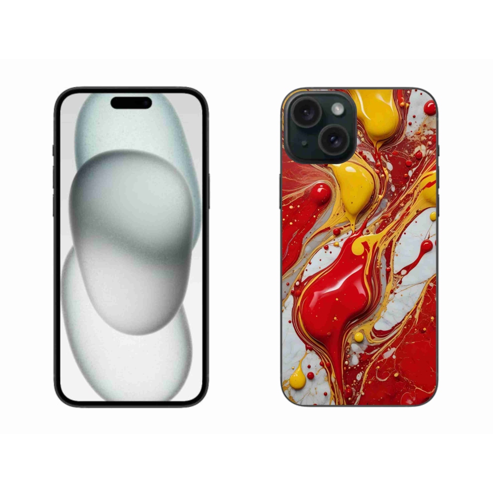 Gelový kryt mmCase na iPhone 15 Plus - abstraktní motiv 42