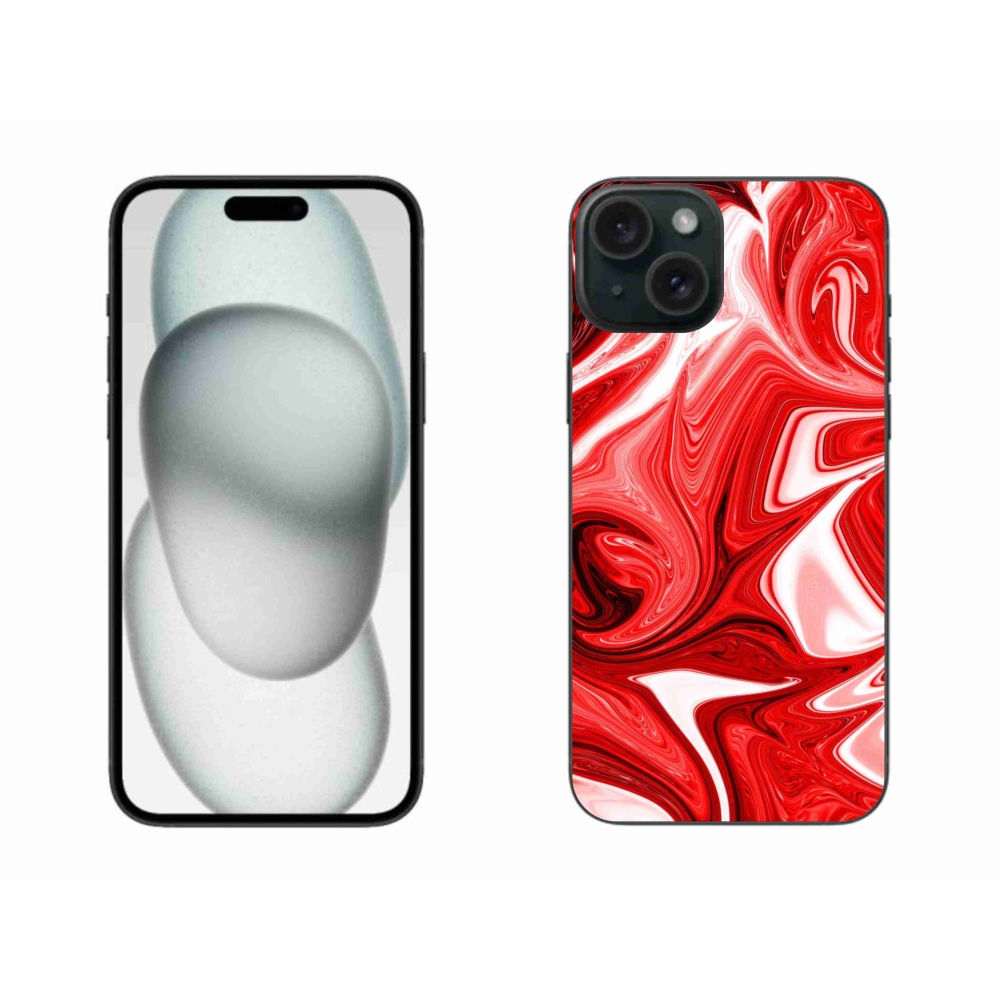 Gelový kryt mmCase na iPhone 15 Plus - abstraktní motiv 43