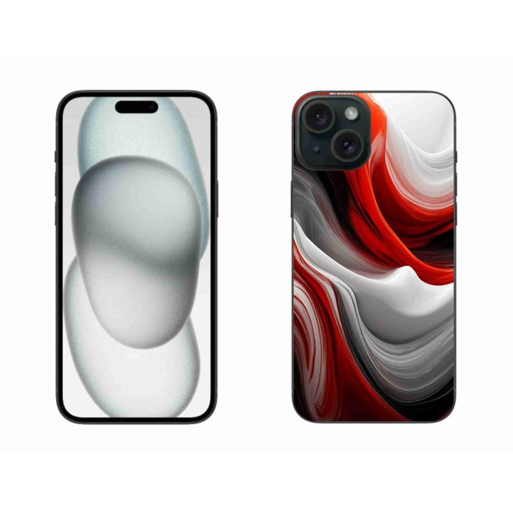Gelový kryt mmCase na iPhone 15 Plus - abstraktní motiv 47