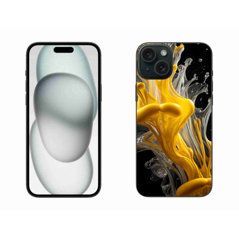 Gelový kryt mmCase na iPhone 15 Plus - abstraktní motiv 48