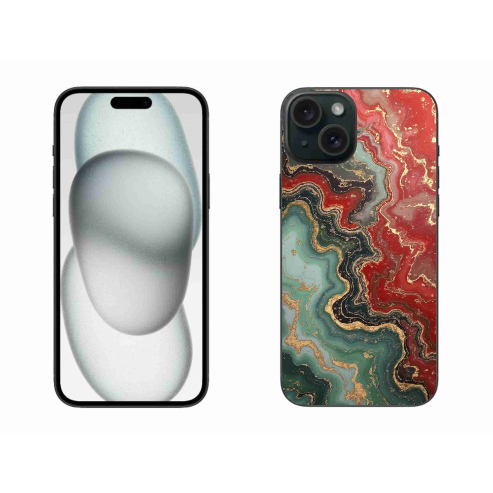 Gelový kryt mmCase na iPhone 15 Plus - abstraktní motiv 55