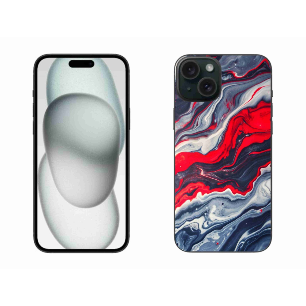 Gelový kryt mmCase na iPhone 15 Plus - abstraktní motiv 59