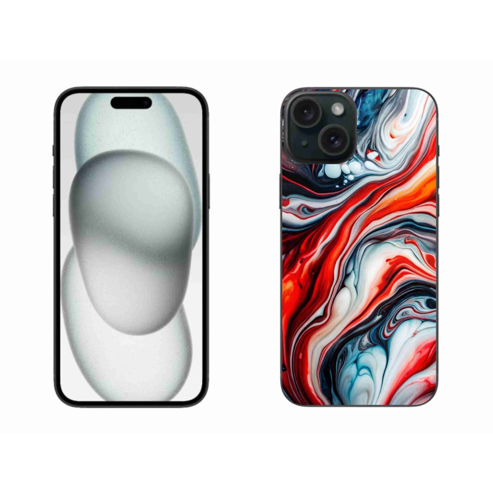 Gelový kryt mmCase na iPhone 15 Plus - abstraktní motiv 63