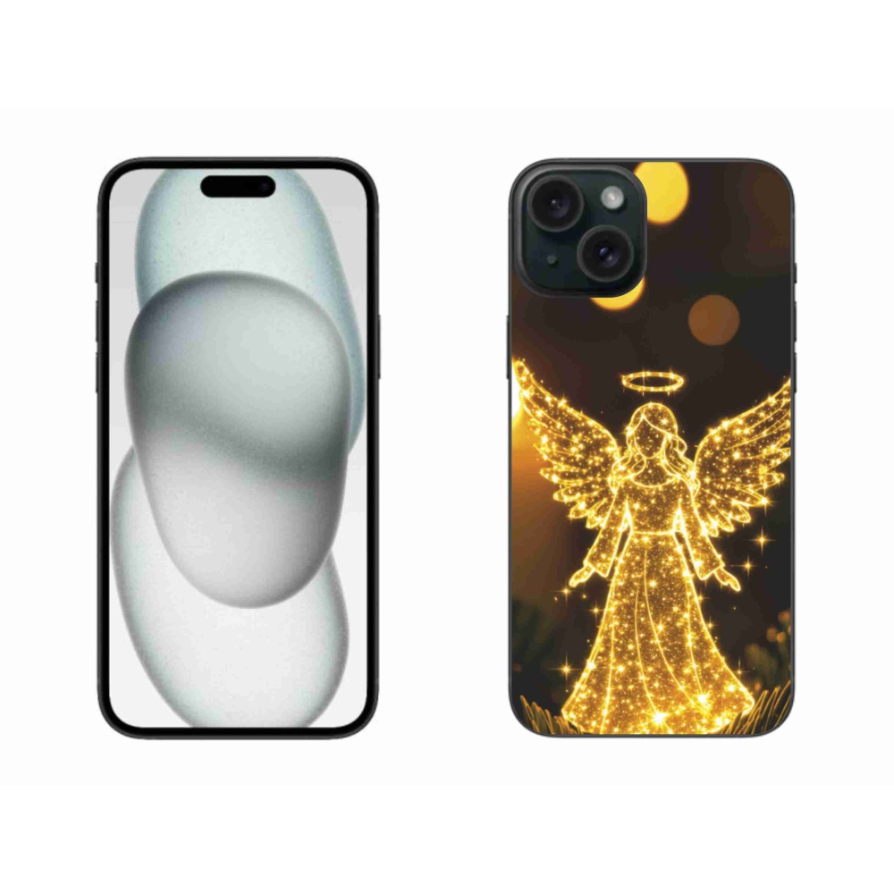Gelový kryt mmCase na iPhone 15 Plus - anděl