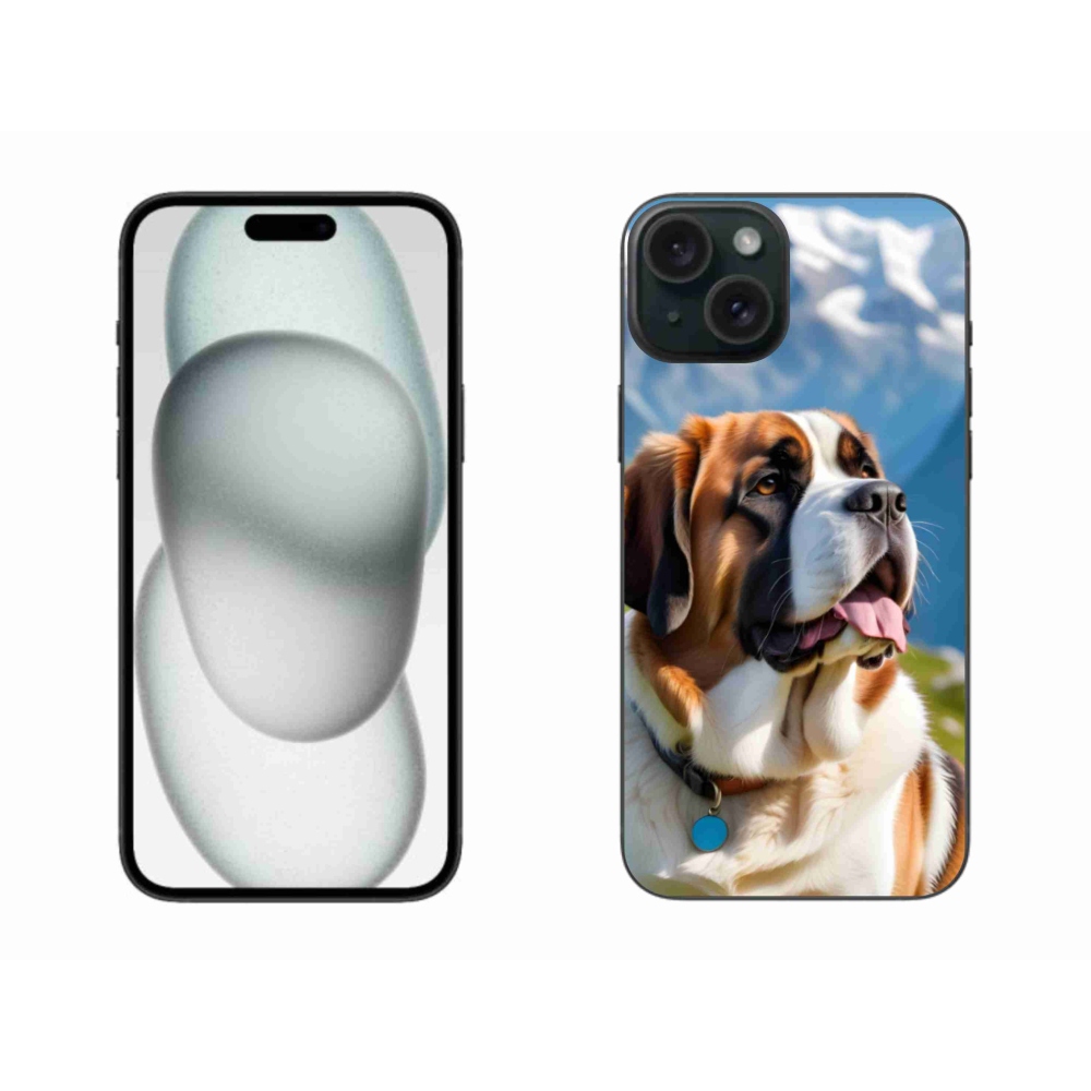 Gelový kryt mmCase na iPhone 15 Plus - bernardýn