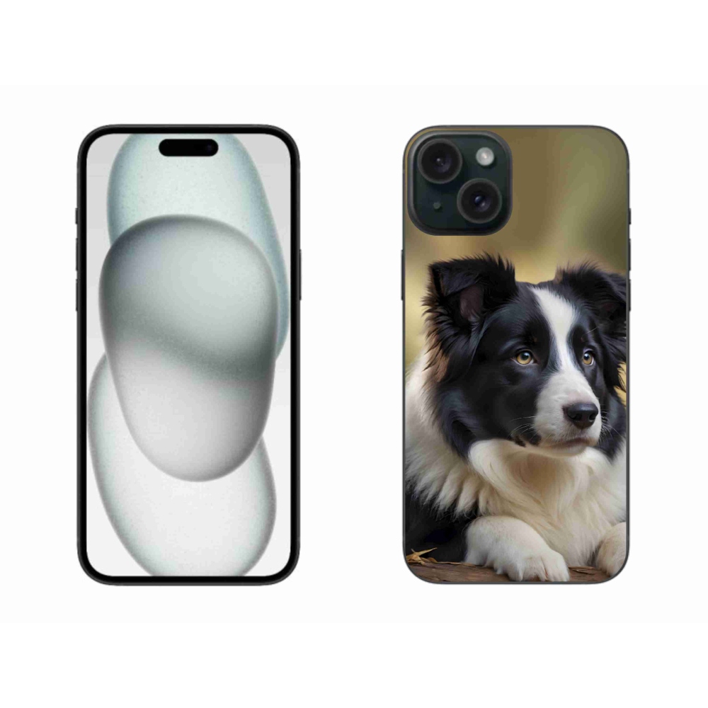 Gelový kryt mmCase na iPhone 15 Plus - border kolie 2
