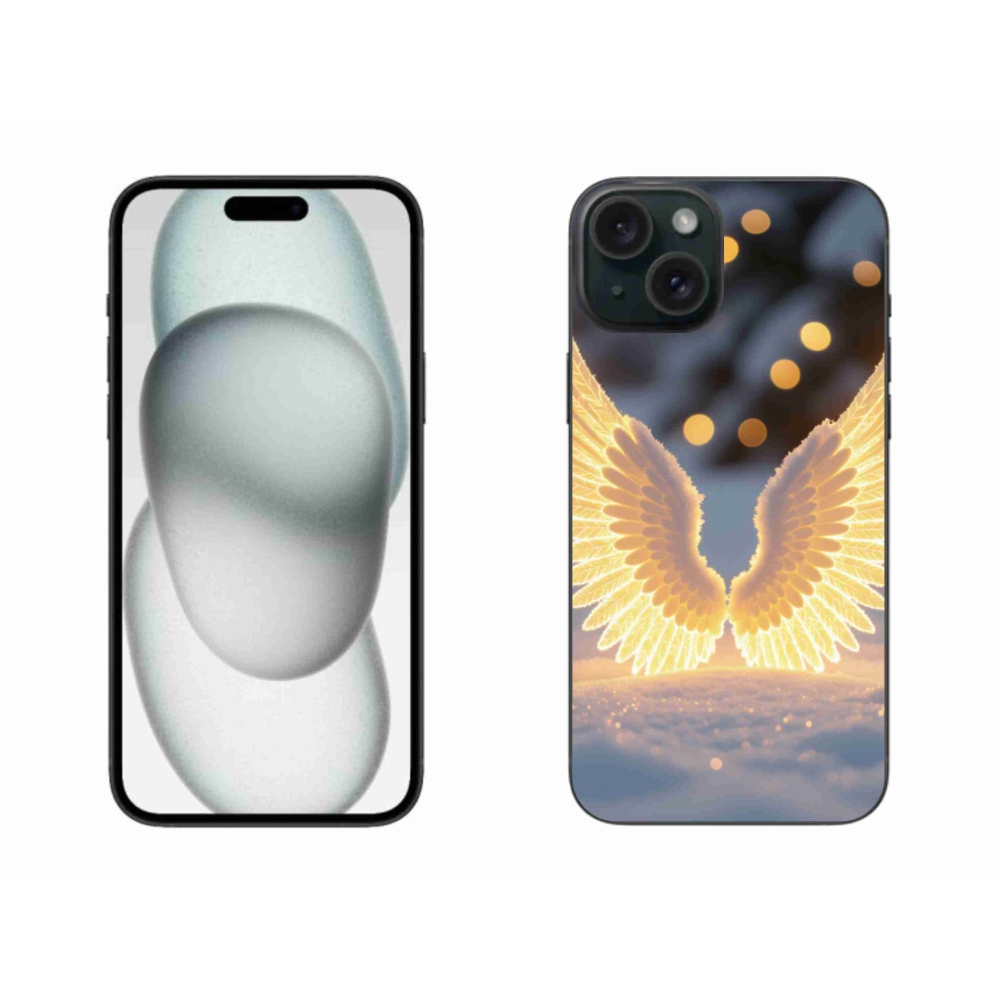 Gelový kryt mmCase na iPhone 15 Plus - křídla