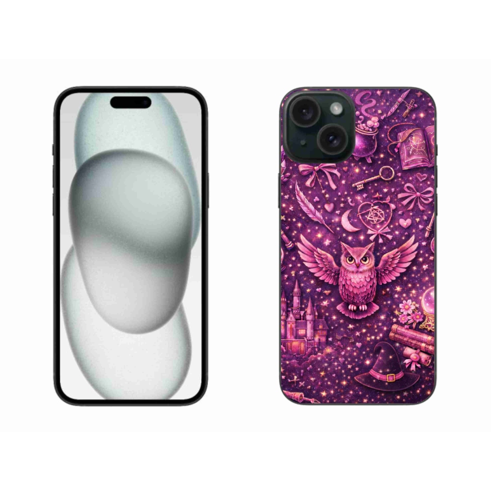 Gelový kryt mmCase na iPhone 15 Plus - magický svět