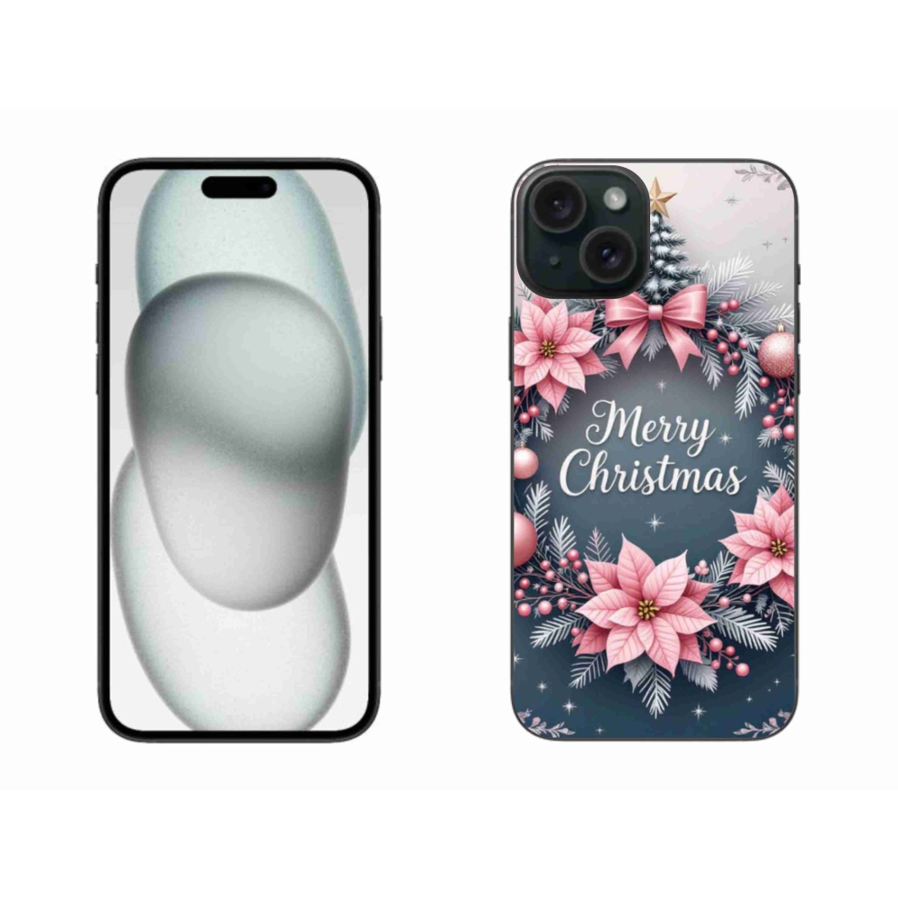 Gelový kryt mmCase na iPhone 15 Plus - merry christmas