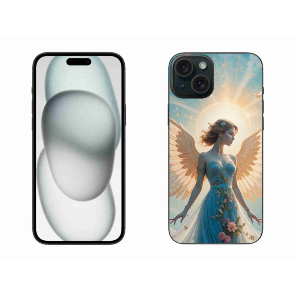 Gelový kryt mmCase na iPhone 15 Plus - náboženský motiv 4