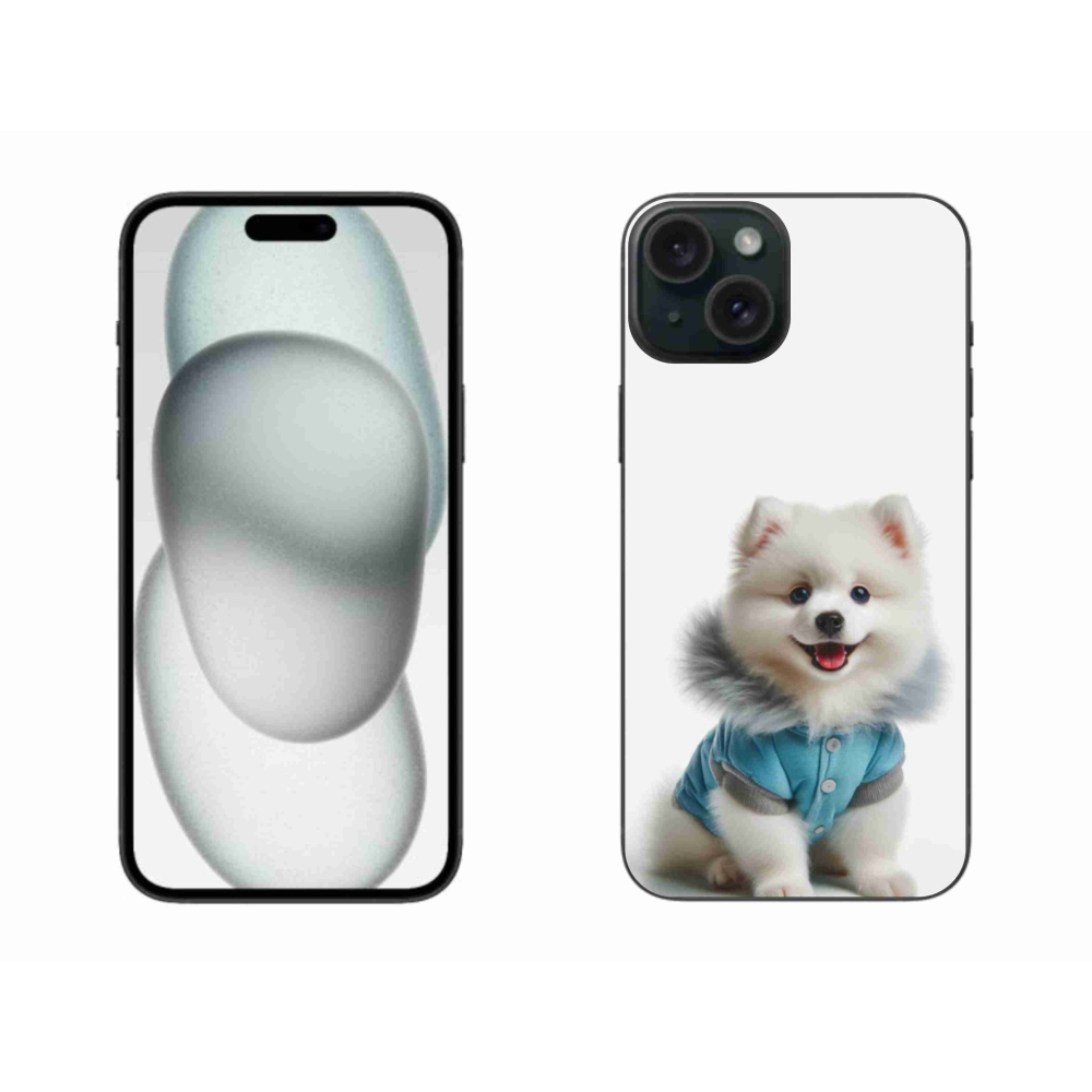 Gelový kryt mmCase na iPhone 15 Plus - pomeranian