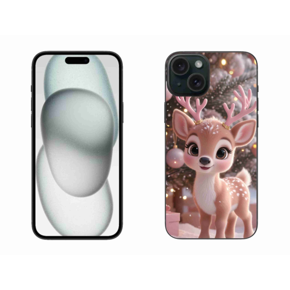 Gelový kryt mmCase na iPhone 15 Plus - roztomilý sob