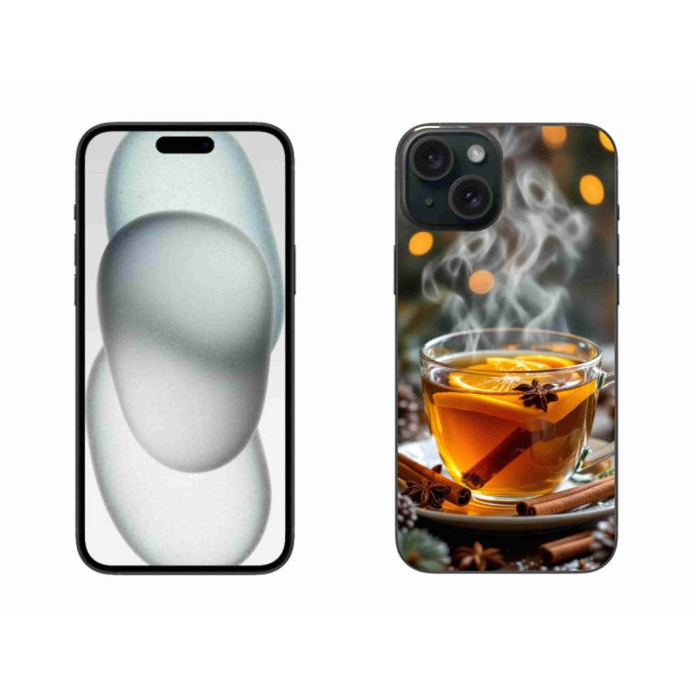 Gelový kryt mmCase na iPhone 15 Plus - vánoční punč