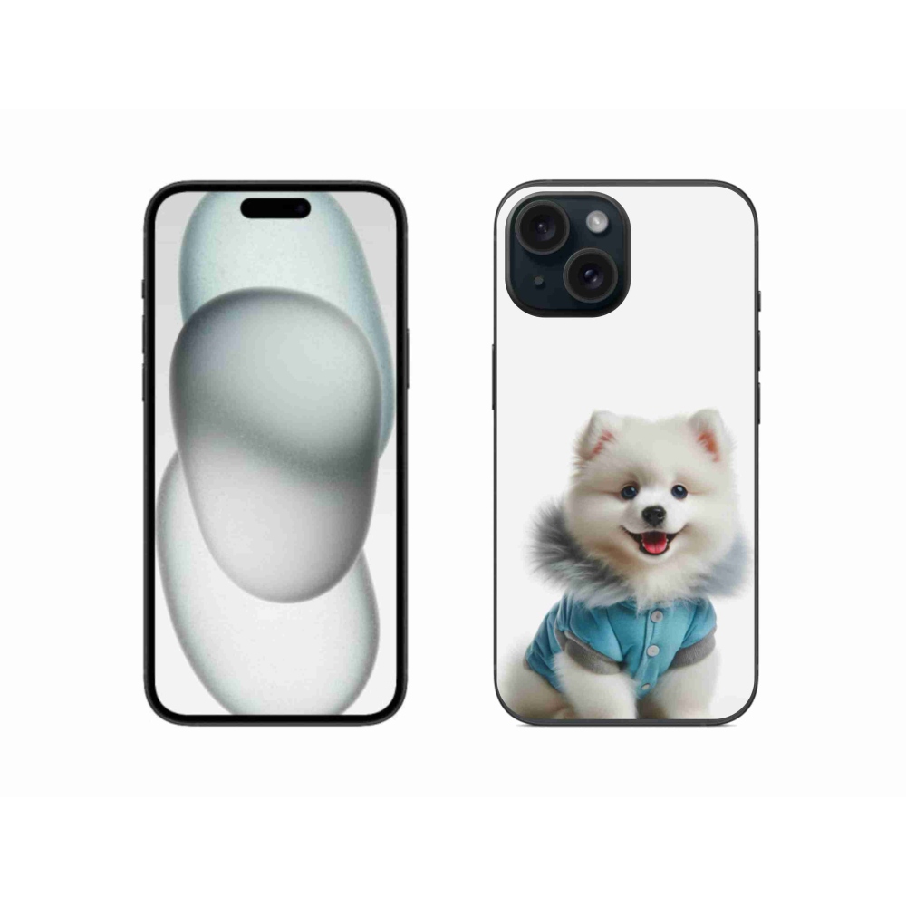 Gelový kryt mmCase na iPhone 15 - pomeranian